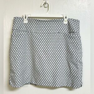 S.C.& Co. Women’s Tummy Control Black & White Stretchy Skirt Skort Size XL